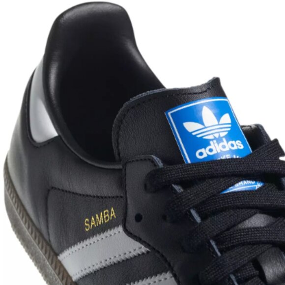 Adidas Women's Samba OG Core Black/Cloud White/Gum - Picture 2 of 6